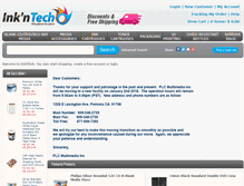 Tablet Screenshot of inkntech.com